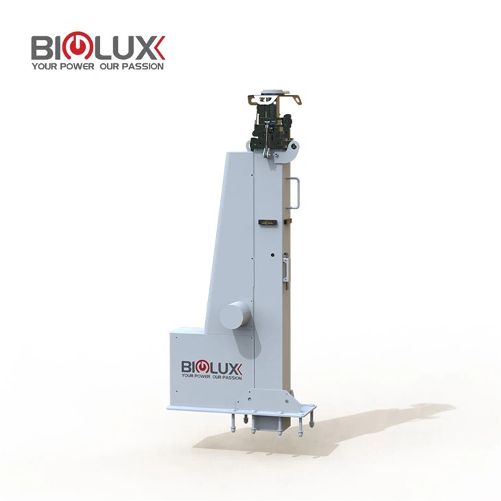 Hot Dip Galvanized 6.6m Telescopic Mast With Manual Winch For Surveillance Purposes factory